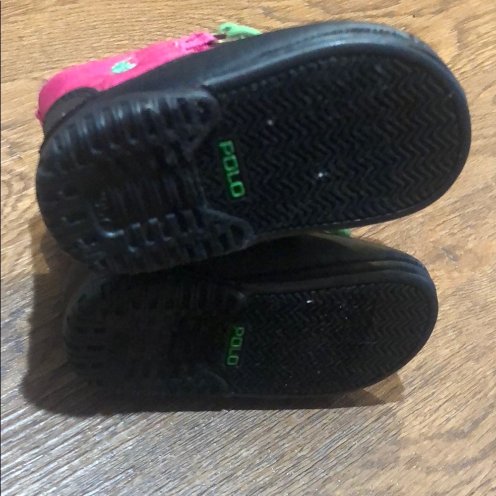 Ralph Lauren baby girl booties size 2 - Picture 2 of 3